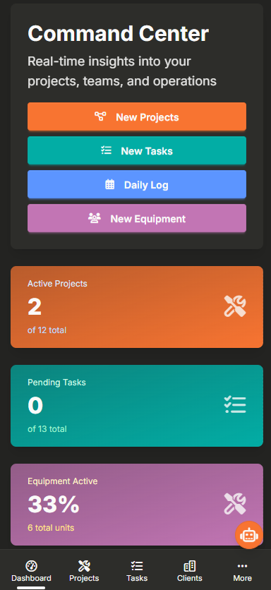 Mobile Dashboard